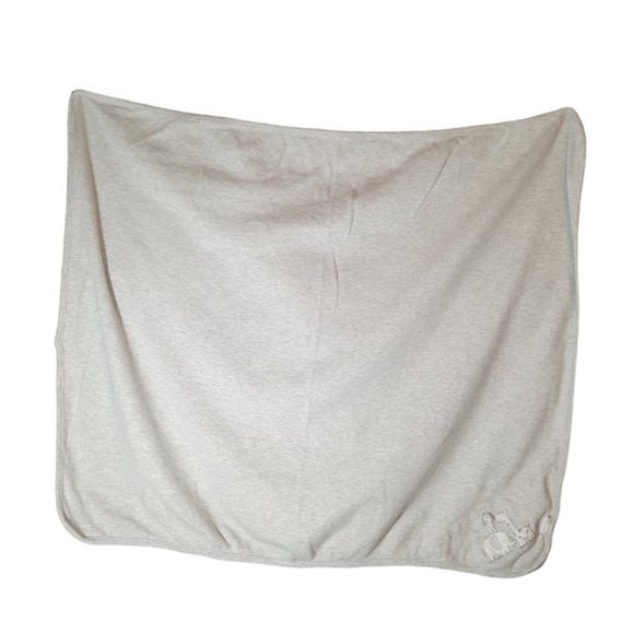 Little Me Gray Giraffe Elephant Zebra Receiving Security Lovey Blanket 28" X 24 - Picture 4 of 4